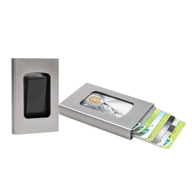 RFID Blacking Secure Pocket Wallet Cash Aluminum Cash da Rimin Kati